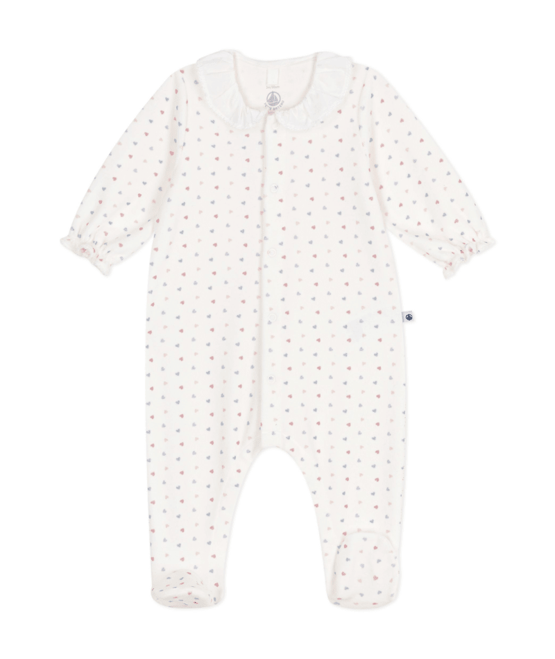 Petit Bateau Babypyjama Mini Multicolor Hearts