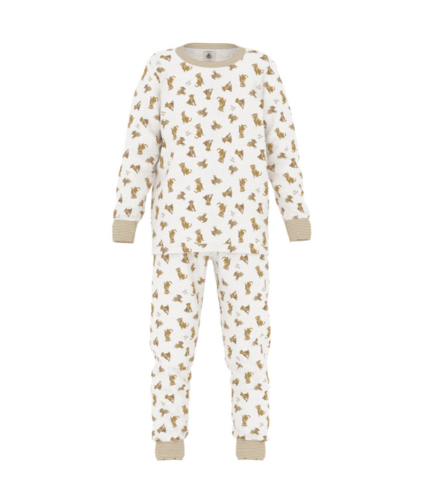 Petit Bateau Pyjama Leopard Milk/Multico
