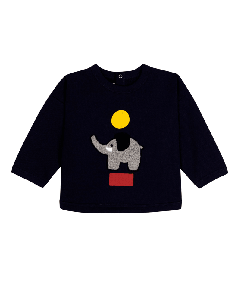 Petit Bateau Sweatshirt Olifant Soir