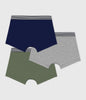 Petit Bateau 3 Boxershorts Effen