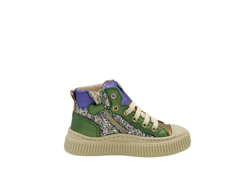 Beberlis Sneaker Multi Glitter Blauw (maat 27-32)