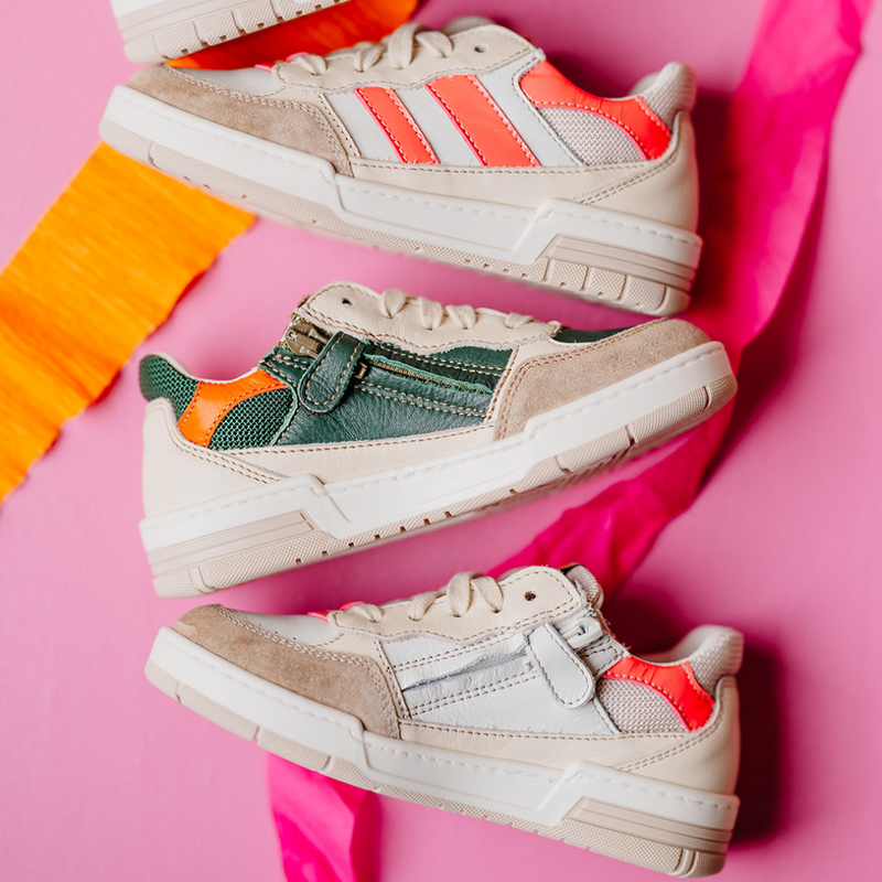 Ocra Sneaker Barley Fluo Pink (maat 28-36)
