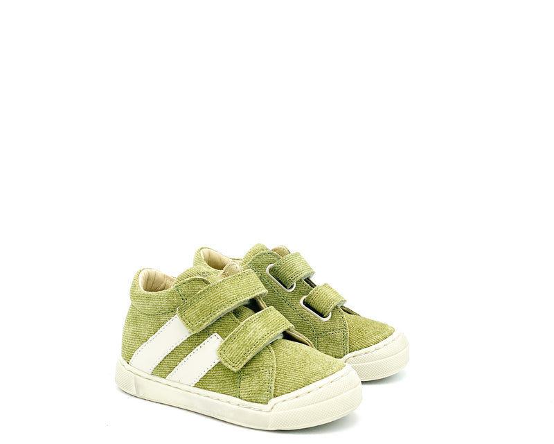 Falcotto Velcro Basketter Khaki (maat 21-26)