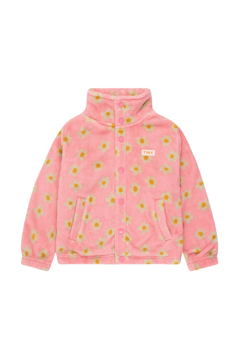 Tiny Cottons Daisy Polar Jacket Pink