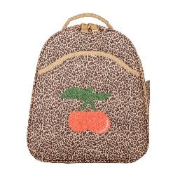 Jeune Premier Backpack Ralphie Leopard Cherry