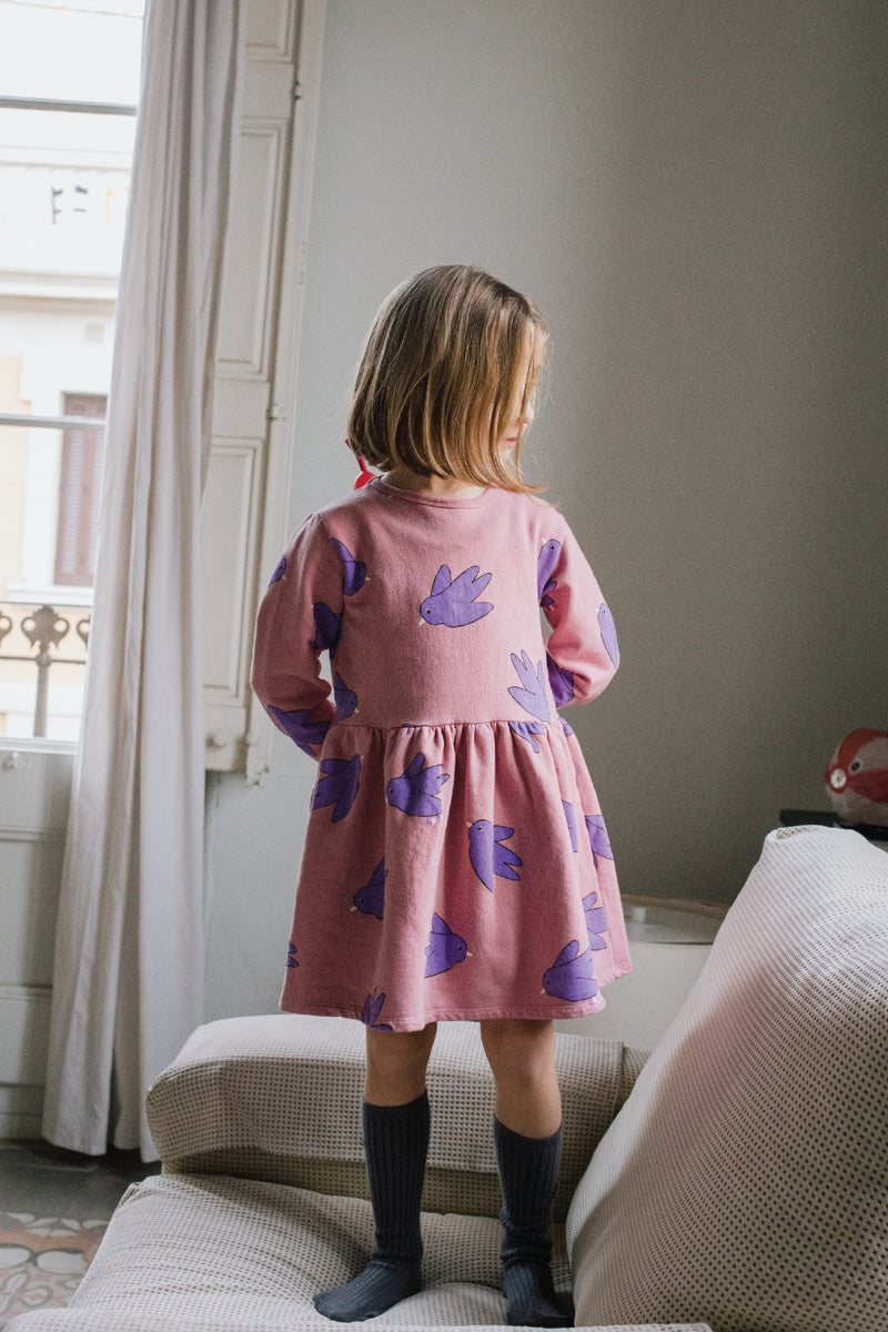 Lötiekids Birds Sweat Dress