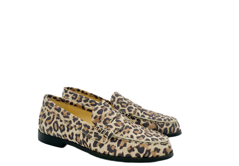 Confetti Suede Loafer Leopard (maat 36-41)