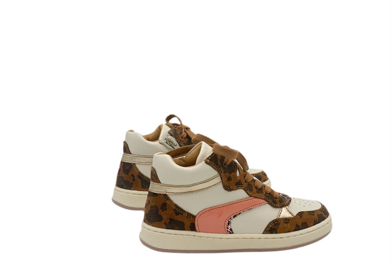 Romagnoli Half Hoge Sneaker Leopard (maat 28-35)