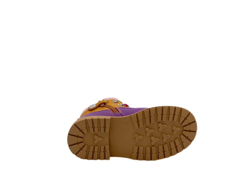 Rondinella Cognac Purple Bottine (maat 25-37)