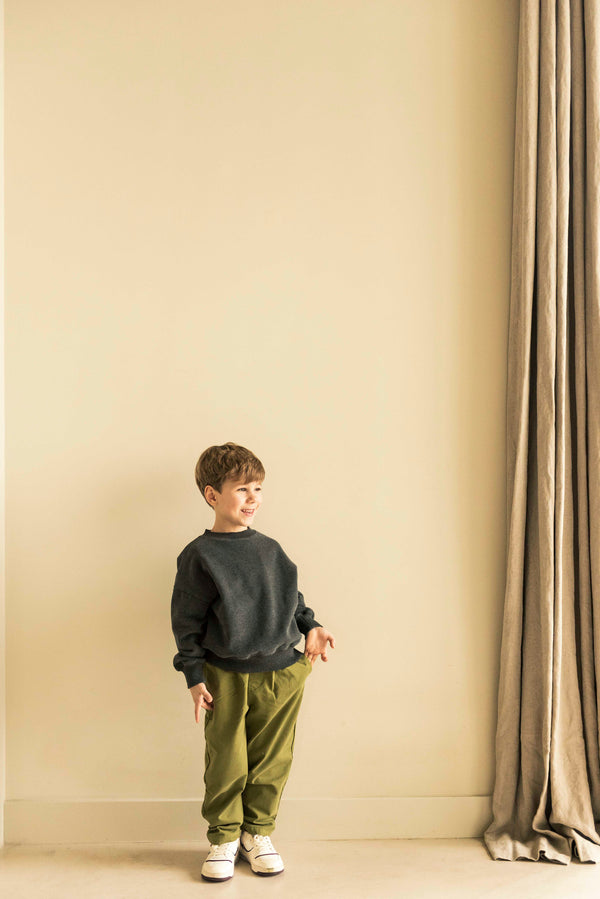 Jenest Bird NR1 Sweater Dark Grey Melange