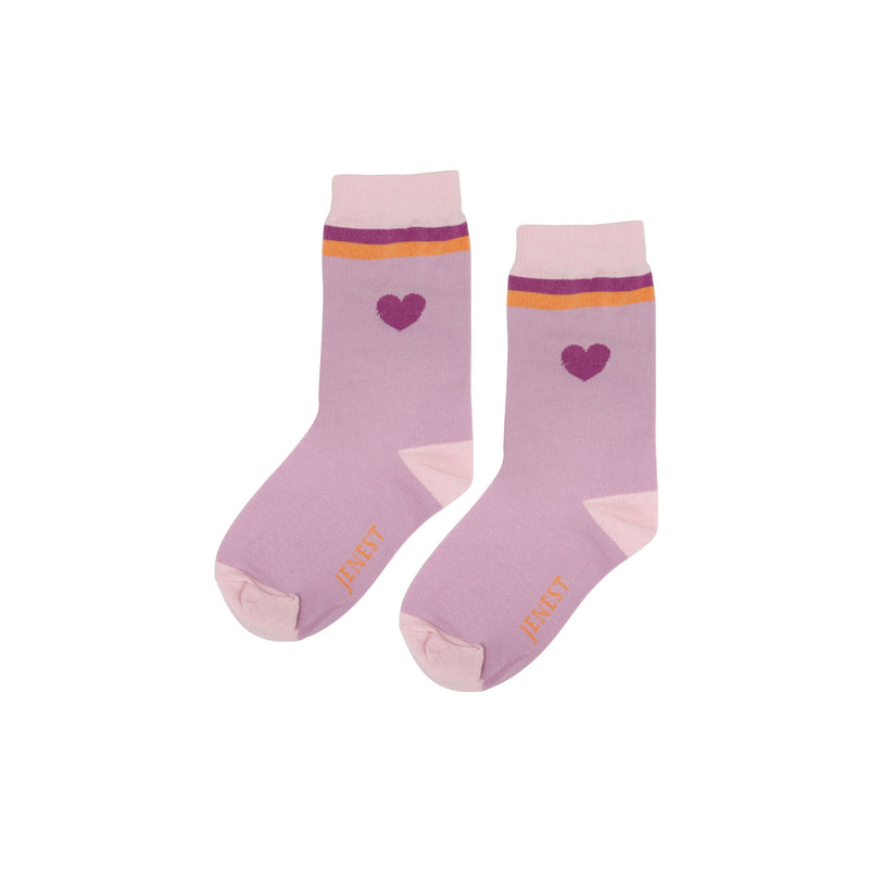 Jenest Bird Socks Violet Purple