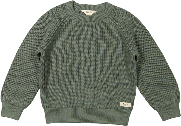 Baje Cove Knitted Sweater Green