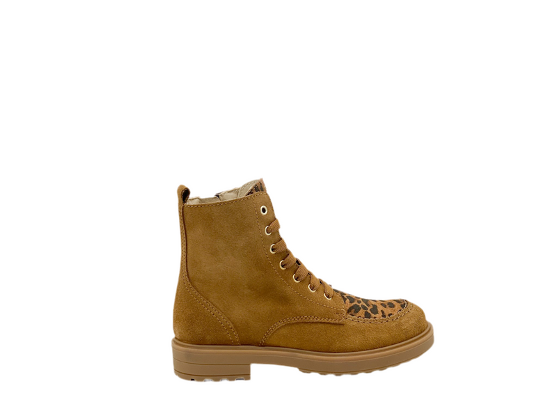 Beberlis Suede Bottine Cognac (maat 30-38)