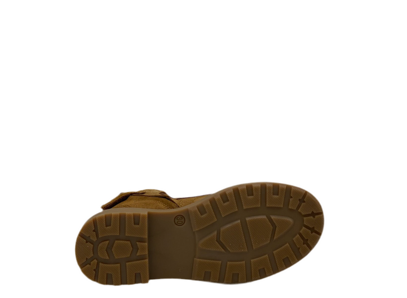 Beberlis Suede Bottine Cognac (maat 30-38)