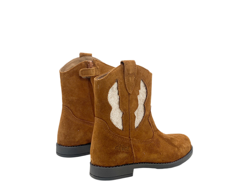 Clic Cowboylaarsje Cognac (maat 28-33)