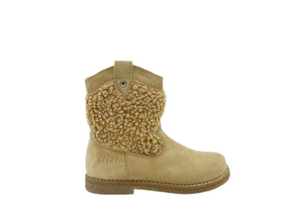 Clic Cowboylaarsje Beige (maat 24-30)