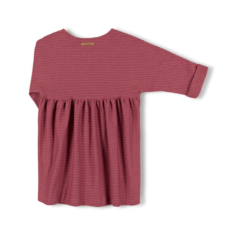 Nixnut Horn Dress Plum