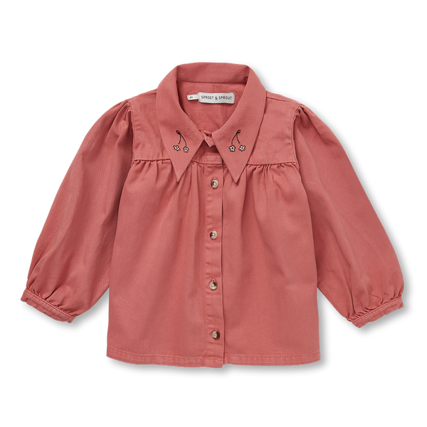 Sproet & Sprout Denim Blouse Mauve