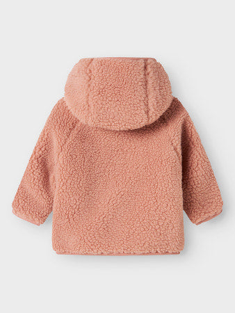 Lil Atelier NBNNALO Sherpa Jacket Misty Rose