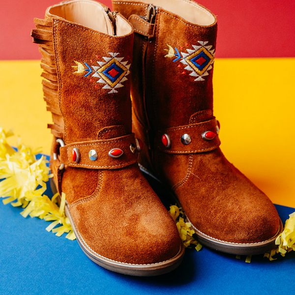 Ocra cowboy Bruin Laarsje (maat 27-34)
