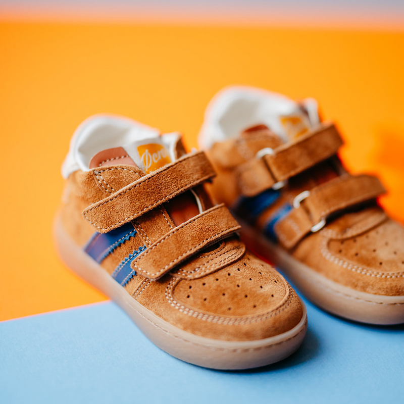 Ocra Eerste Velcro Basketter Pecan (maat 20-26)