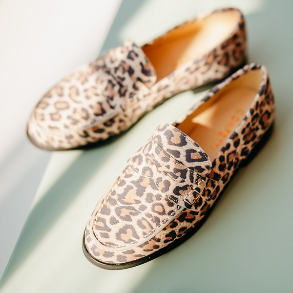Confetti Suede Loafer Leopard (maat 36-41)