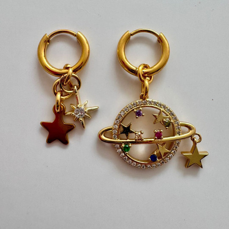 ByMelo Oorbellen Planeet