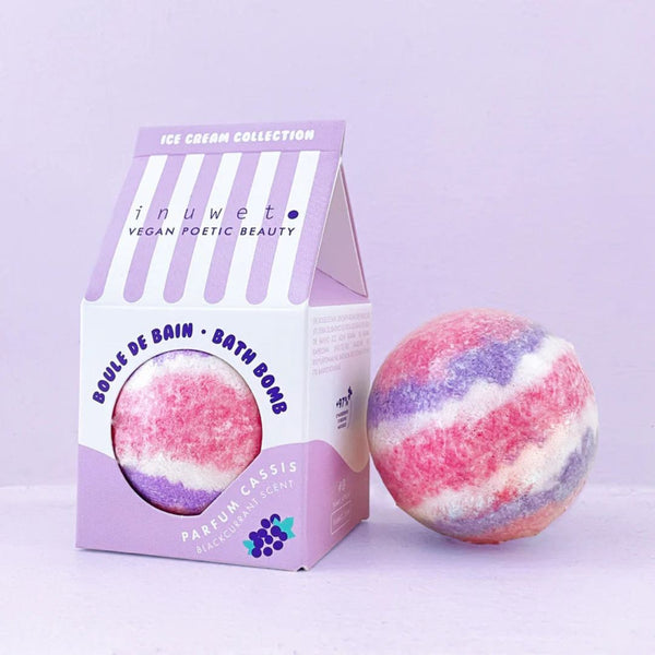 Inuwet bath bomb cassis