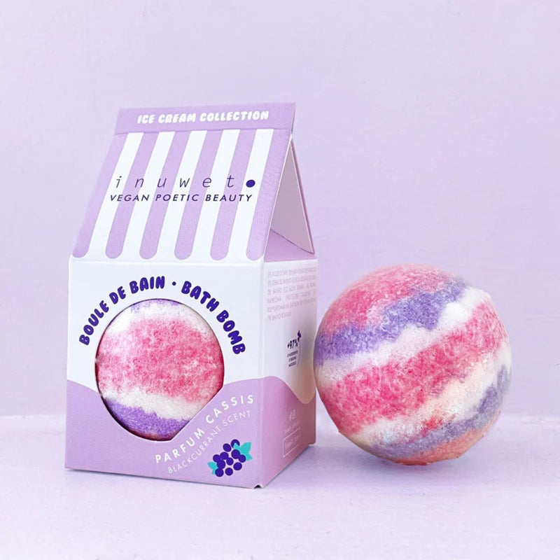 Inuwet bath bomb cassis