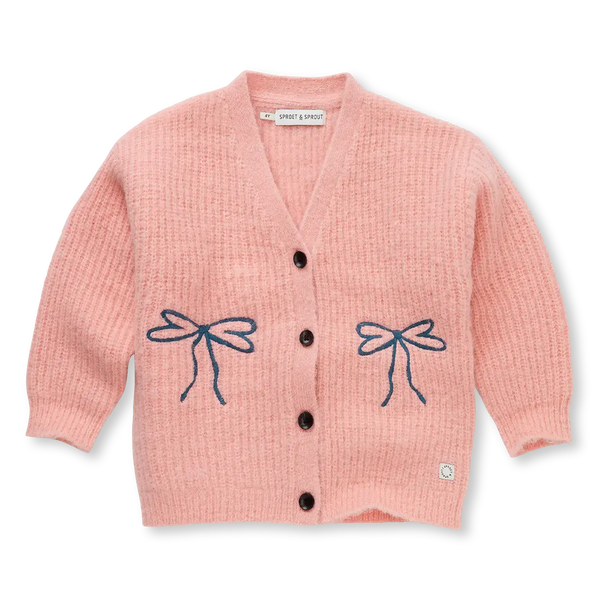 Sproet & Sprout Girls Cardigan Bows