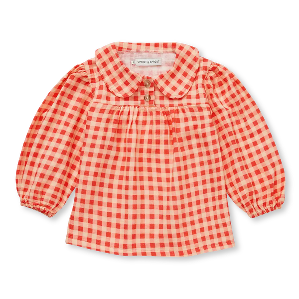 Sproet & Sprout Girls Check Blouse