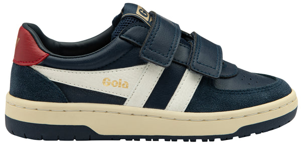 Gola Velcro Sneaker Wit Blauw (maat 30-37)