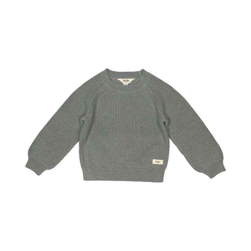 Baje Harrow Knit Pullover Greyish Blue