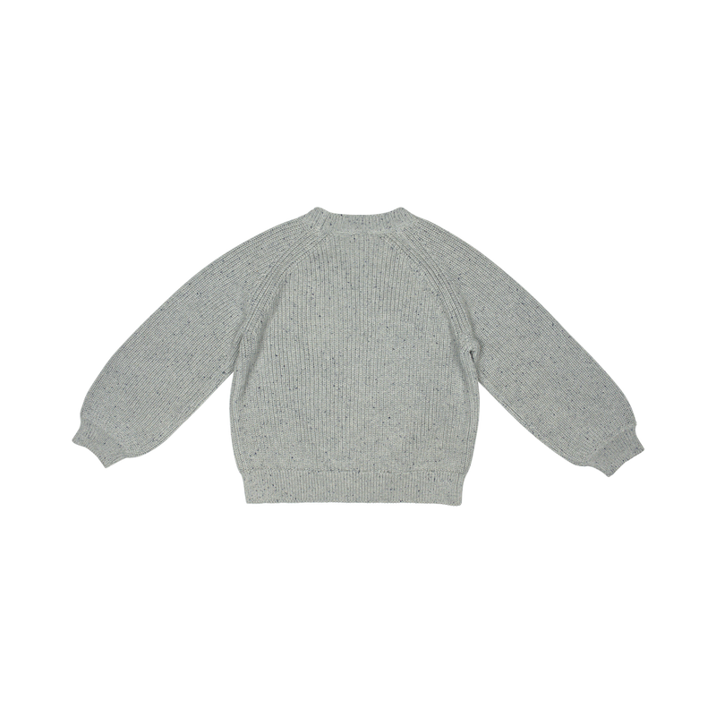 Baje Harrow Knit Pullover Light Grey Melange Nappy