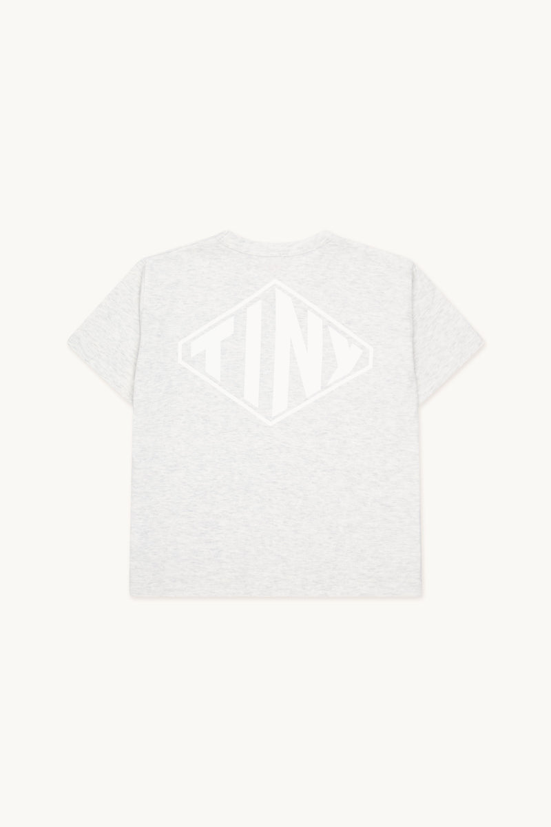 Tiny Cottons Diamond Tee Light Heather Grey