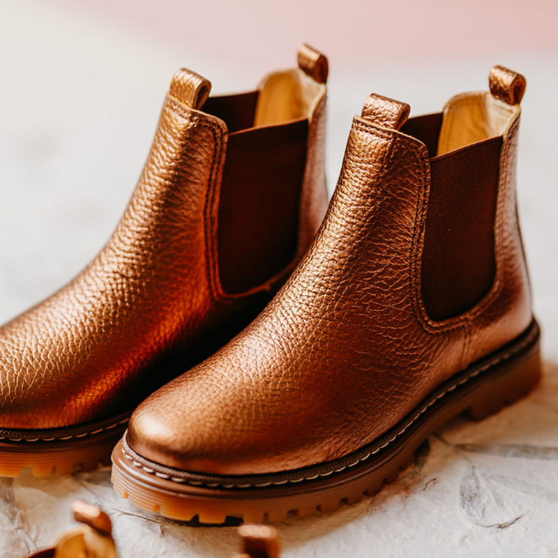 Angulus Chelseaboot Bronze (maat 28-38)