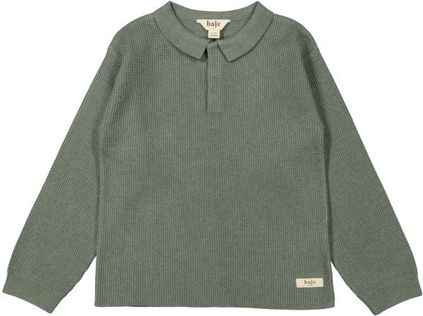 Baje Lawrence Knitted Polo Green