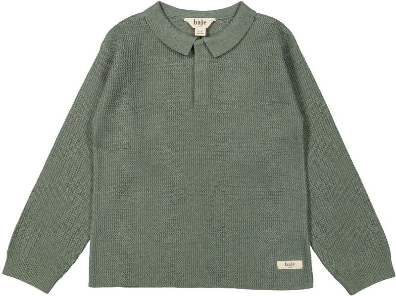 Baje Lawrence Knitted Polo Green