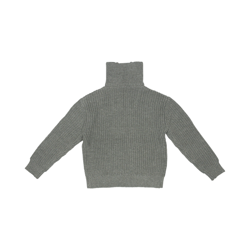 Baje Lennox Zipper Pullover Grey Dark