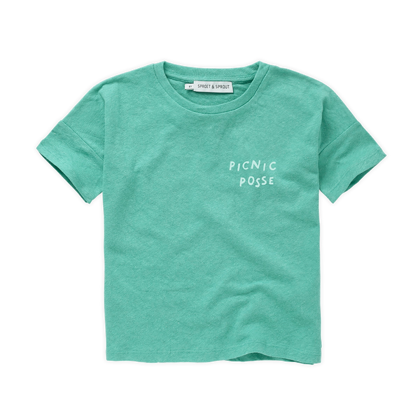 Sproet & Sprout Linen T-shirt Botanical Green