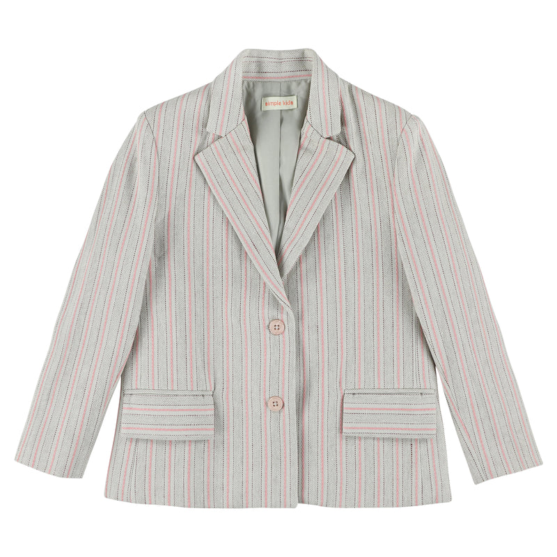 Simple Kids Mutton Blazer Beauty Pink