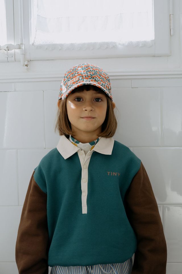 Tiny Cottons Color Block Polo Sleeve Tee