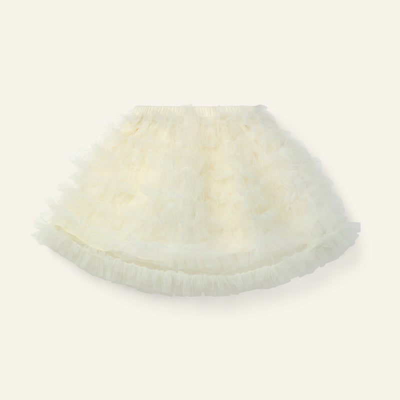 Wynken Fancy Net Skirt Ecru