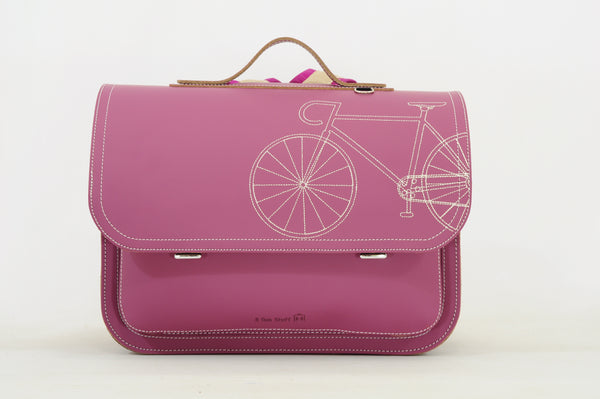Own Stuff Boekentas (magnetisch slot) Lagere School Bike Plum