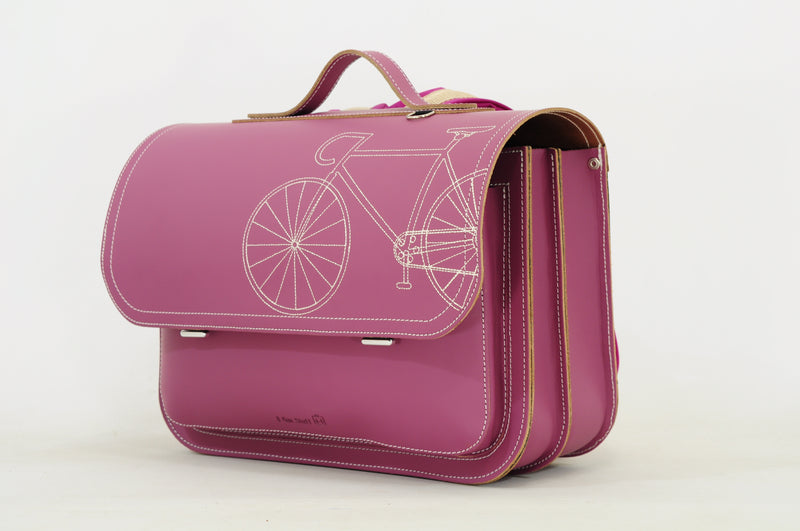 Own Stuff Boekentas (magnetisch slot) Lagere School Bike Plum