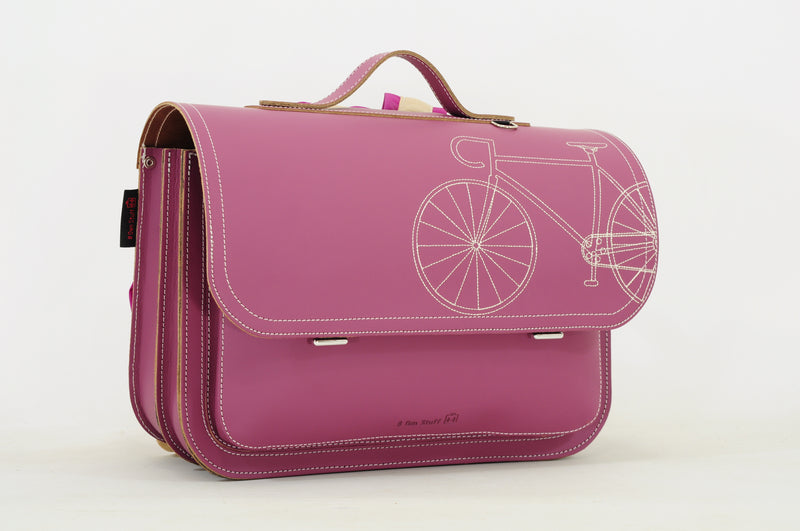 Own Stuff Boekentas (magnetisch slot) Lagere School Bike Plum