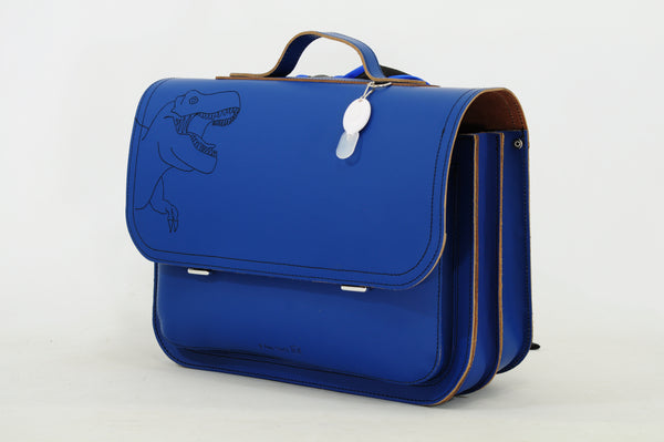 Own Stuff Boekentas (magnetisch slot) Lagere School Dino Cobalt