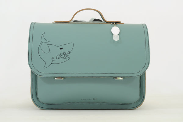 Own Stuff Boekentas (magnetisch slot) Lagere School Shark Azul
