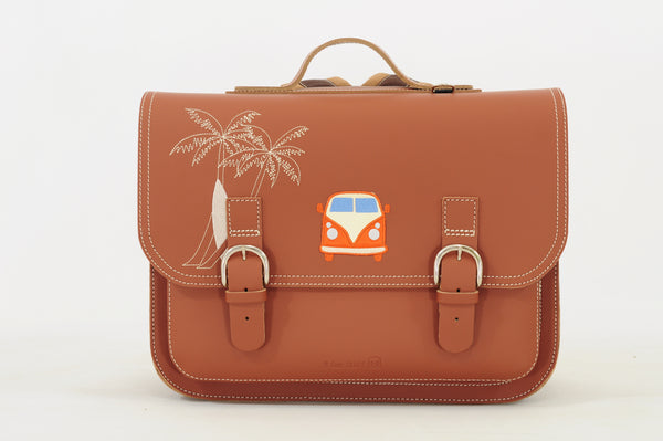 Own Stuff Boekentas Lagere School Surf Chestnut