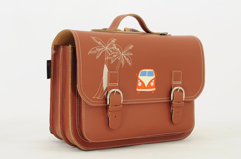 Own Stuff Boekentas Lagere School Surf Chestnut